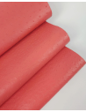 Sugar Coral Ostrich 2024 Embossed Texture Leather