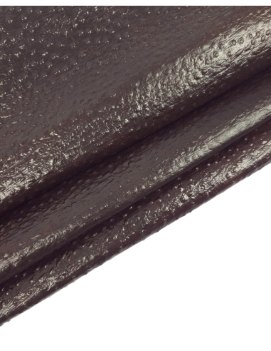 Java Ostrich 2023 Embossed Texture Leather