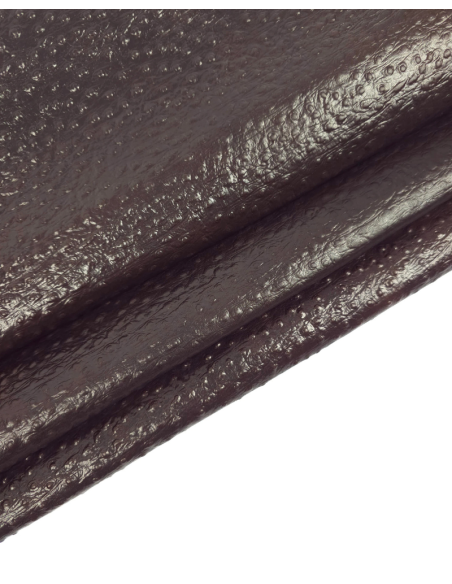 Java Ostrich 2023 Embossed Texture Leather