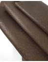Pinecone Ostrich 2024 Embossed Texture Leather