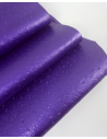 Purple Sapphire Glossy Ostrich 2024 Embossed Texture Leather