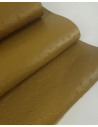 Bronze Brown Ostrich 2024 Embossed Texture Leather