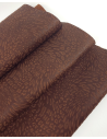Cambridge Brown Leopard Embossed Texture Bovine Leather