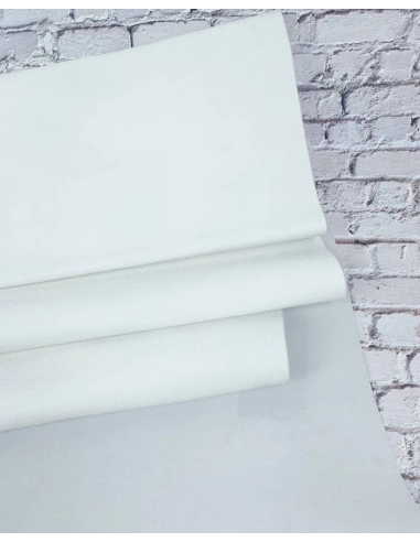 White Soft Lizzard Embossed Leather