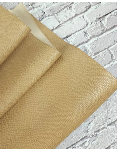 Taos Taupe Soft Lizzard Embossed Leather