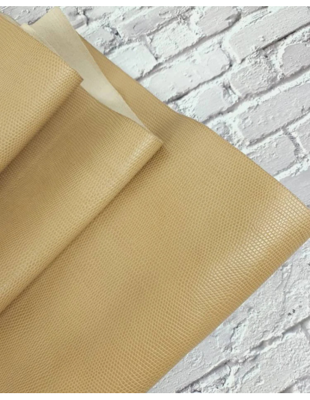 Taos Taupe Soft Lizzard Embossed Leather