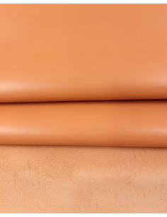 Orange Sandstone Eternity Silky Luxurious Semi Shine Aniline Leather 2