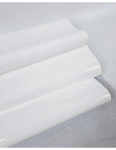 White Vernice Very Soft Premium Patent Varnished Leather