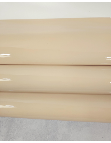 Brazilian Sand Soft Premium Patent Varnished Leather