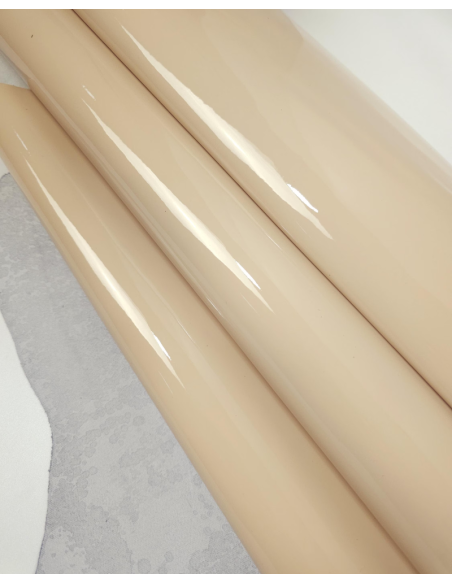 Brazilian Sand Soft Premium Patent Varnished Leather