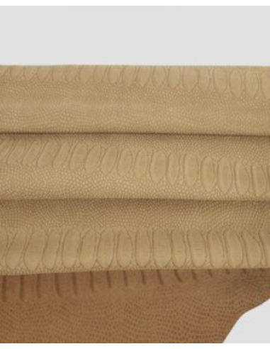 Tannin Embossed Amazing Relief Snake 0Z 1904 Leather