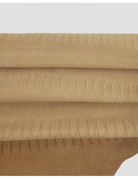 Tannin Embossed Amazing Relief Snake 0Z 1904 Leather