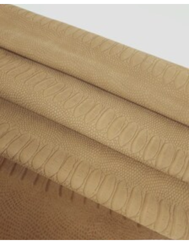 Tannin Embossed Amazing Relief Snake 0Z 1904 Leather