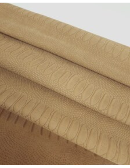 Tannin Embossed Amazing Relief Snake 0Z 1904 Leather
