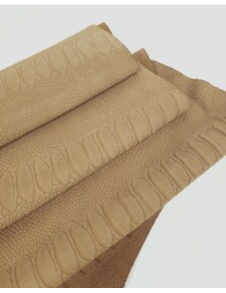 Tannin Embossed Amazing Relief Snake 0Z 1904 Leather