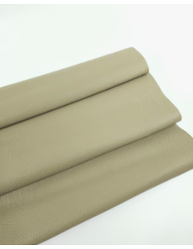 Sage Green Embossed Amazing Relief Snake Calf Leather 0Z 1904