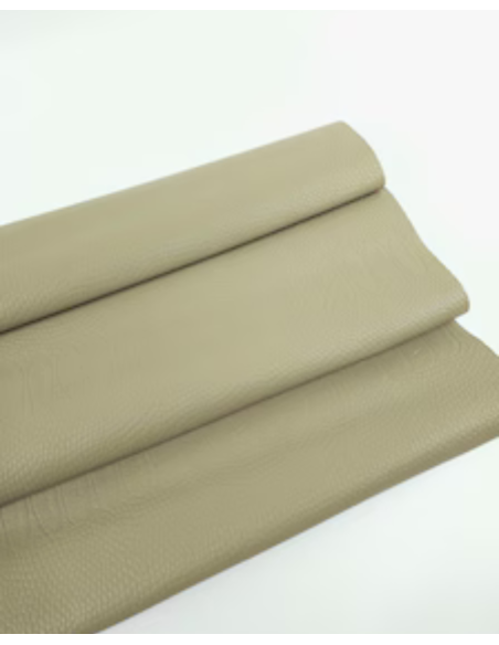 Sage Green Embossed Amazing Relief Snake Calf Leather 0Z 1904
