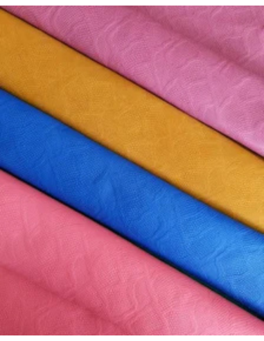 Old Rose Soft Snake 2020 Embossed Cow Leather