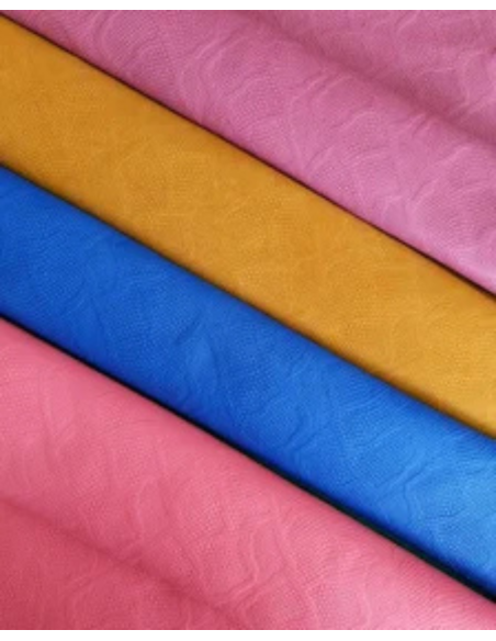 Old Rose Soft Snake 2020 Embossed Cow Leather