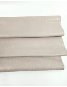 Light Gray Semi Shine Embossed Amazing Relief Snake Calf Leather 0Z 1904 2