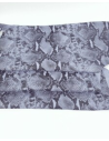 Lavender Snaktonics Crackled Snake Pattern Relief Bovine Leather