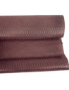 Chocolate Anaconda Embossed Amazing Relief Snake 0Z 1988 Leather