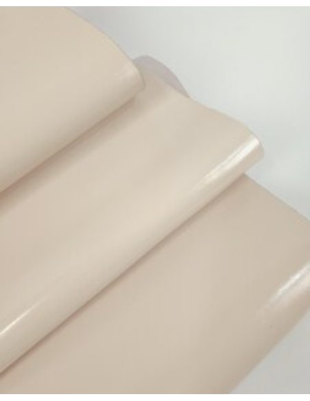 Whisper Pink Michigan Patent Flexible Varnished Calf Leather