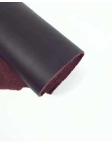 Wine Cancun Matt Brush Off Luxurious Calf Leather