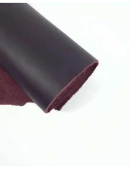 Wine Cancun Matt Brush Off Luxurious Calf Leather