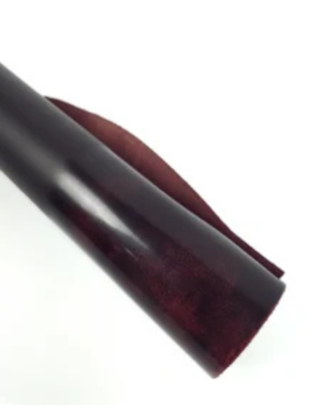Wine Cancun Matt Brush Off Luxurious Calf Leather
