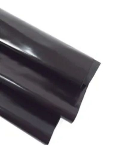 Black Thin Detroit Premium Glossy Surface Shine Appearance Leather