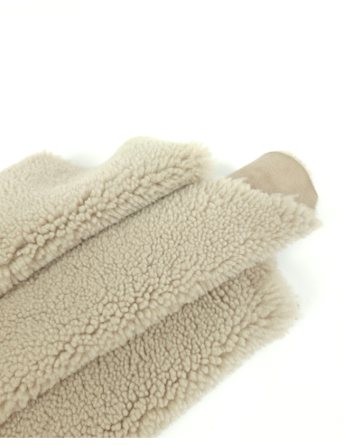 Oyster Gray Genuine Curly Sheepskin Fur Rug Skin Hide