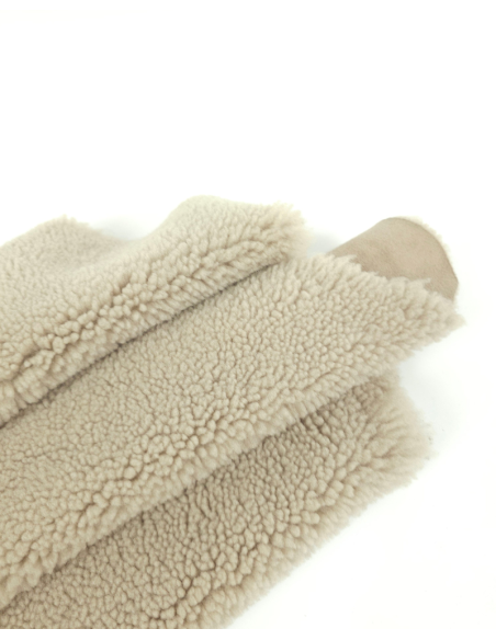 Oyster Gray Genuine Curly Sheepskin Fur Rug Skin Hide