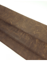 Cocoa Brown Vintage Waxed Rustic Suede