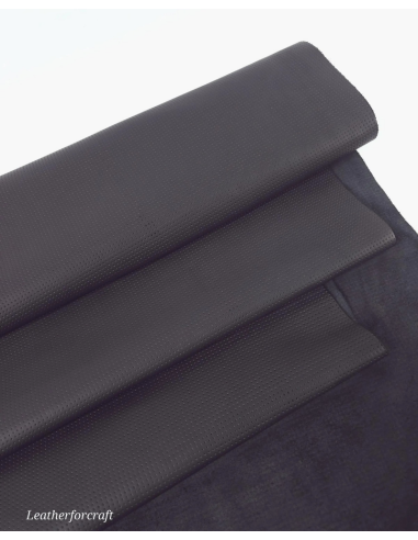 Jet Black Matte Perforated Soft