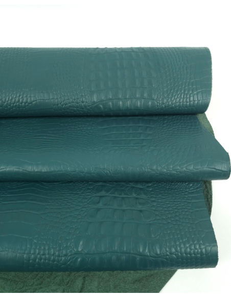 Bayberry Crocodile Alligator Calf Leather Embossed Texture Amazing Relief OZ 2018 V2