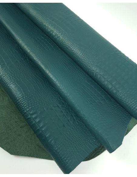 Bayberry Crocodile Alligator Calf Leather Embossed Texture Amazing Relief OZ 2018 V2
