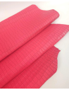 Paradise Pink Crocodile Alligator Calf Leather Embossed Texture Amazing Relief LFC CROCK1