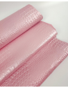 Candy Pink Crocodile Alligator Calf Leather Embossed Texture Amazing Relief OZ 2018 V2