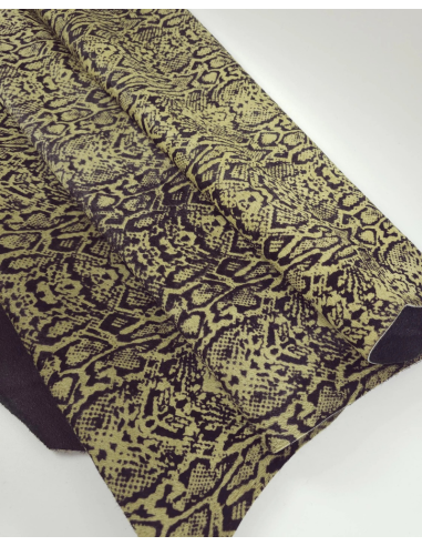 Snake Cavallino Calfskin Hair on Hide (Animal Print)