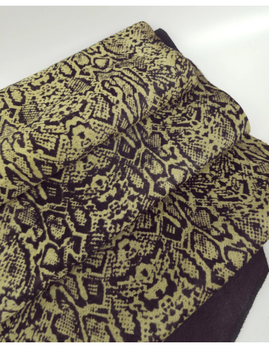 Snake Cavallino Calfskin Hair on Hide (Animal Print)