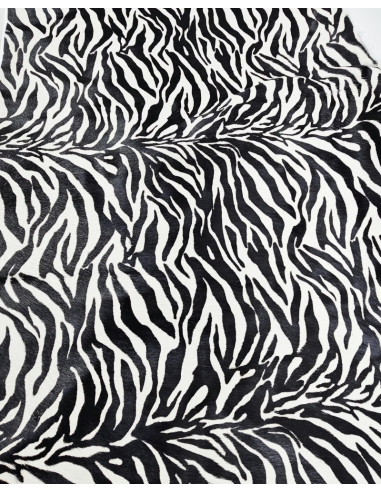 Zebra 26 Cavallino Calfskin Hair on Hide Leather