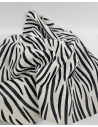 Zebra Cavallino Calfskin Hair on Hide Leather