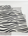 Zebra Cavallino Calfskin Hair on Hide Leather