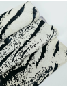 Snow Tiger Hair on Hide Leather