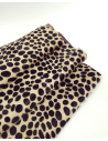Dalmatian Hair on Hide Leather