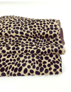 Dalmatian Hair on Hide Leather 2