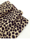 Dalmatian Hair on Hide Leather