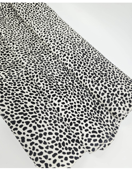 Baby Panther Cavallino Calfskin Hair on Hide Leather