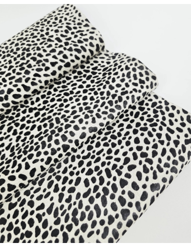 Baby Panther Cavallino Calfskin Hair on Hide Leather